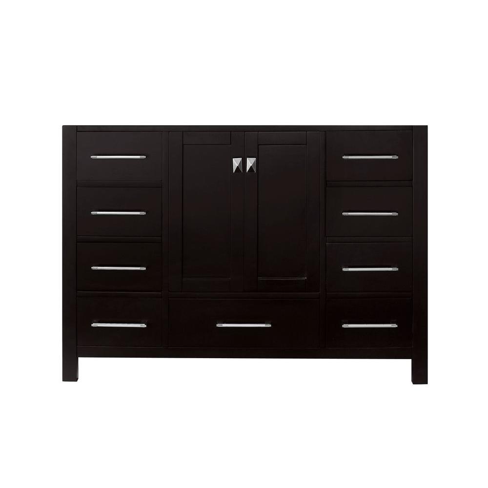Caroline Avenue 60 in. W Bath Vanity Cabinet Only in Cashmere Gray - Super Arbor