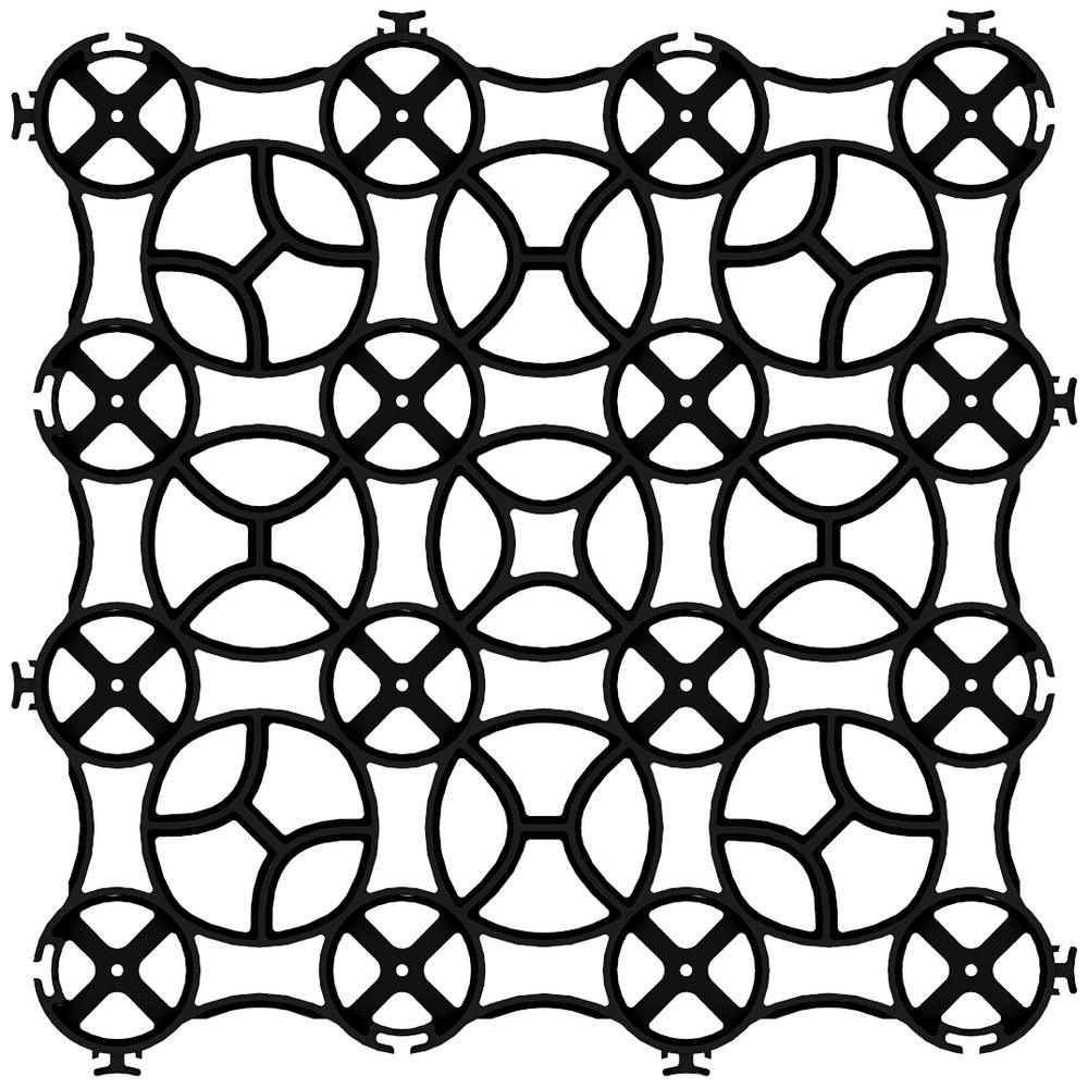 22 in. x 22 in. x 1.5 in. Premium Grid Plastic (12 Pavers/40.50 sq. ft.) - Super Arbor