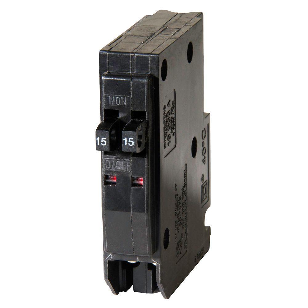 QO 2-15 Amp Single-Pole Tandem Circuit Breaker