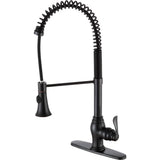 Bastion Single Handle Standard Kitchen Faucet in Brushed Nickel