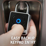 Bluetooth 1-29/32 in. Wide Zinc Indoor Personal Use Padlock - Super Arbor