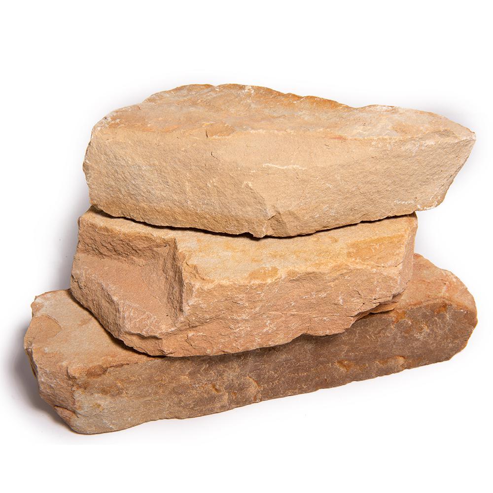 16 in. x 12 in. x 2 in. 120 sq. ft. Silver Quartzite Natural Flagstone for Landscape, Gardens and Pathways - Super Arbor