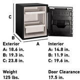 SFW205TWC 2.0 cu. ft. Fireproof Safe and Waterproof Safe with Touchscreen Keypad - Super Arbor