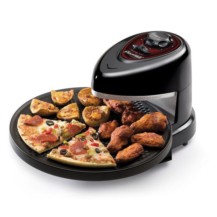 Pizzazz Plus Rotating Pizza Oven 1235 Watts with Built-In Timer