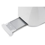 4-Slice White Long Slot Toaster with Cool-Touch Exterior