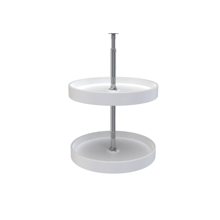 Rev-A-Shelf 2-Tier Plastic Full Circle Cabinet Lazy Susan