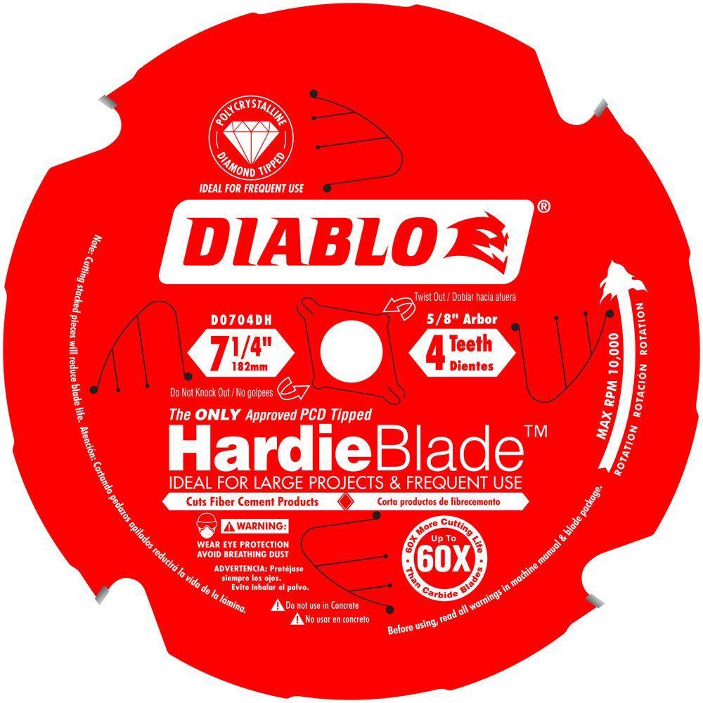 12 in. x 8-Tooth Polycrystalline Diamond (PCD) Tipped James Hardie/Fiber Cement Cutting Saw Blade - Super Arbor