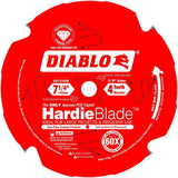 10 in. x 6-Teeth Polycrystalline Diamond (PCD) Tipped James Hardie/Fiber Cement Saw Blade - Super Arbor