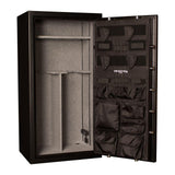 24-Gun Fire-Resistant Combination/Dial Lock, Black Powder Coat - Super Arbor