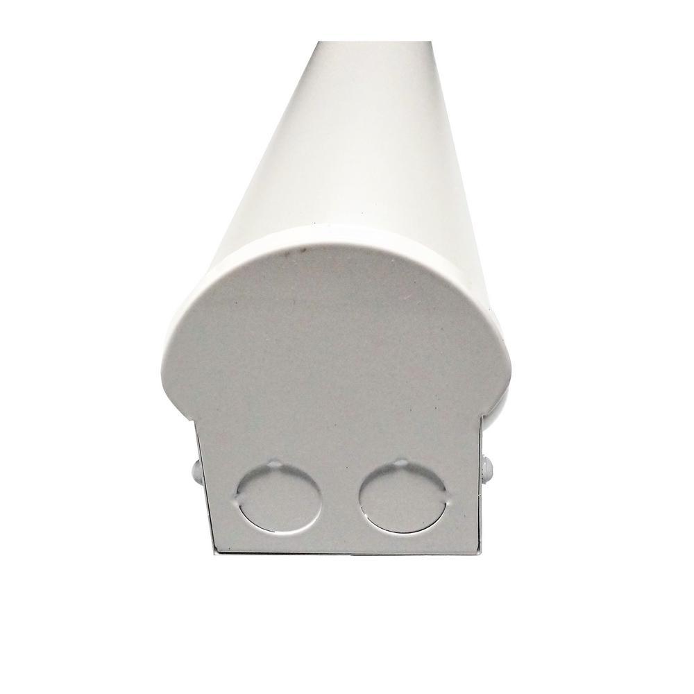 8 ft. 600-Watt Equivalent White Integrated LED Linear Strip Light in 3500K - Super Arbor