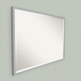 Home Decorators Collection Fog-Free Wall Mirror, Two-Tone Pewter, 23x29