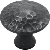 Craftsman 1-1/4 in. Black Iron Cabinet Knob - Super Arbor