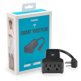 Smart Yard Plug Outdoor-Rated Wi-Fi 3-Prong 2-Outlets Amazon Alexa/Google Asst, Remote, Multi Control and Schedules - Super Arbor