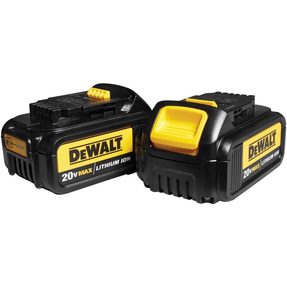 20-Volt MAX Premium Lithium-Ion 3.0Ah Battery Pack (4-Pack) - Super Arbor