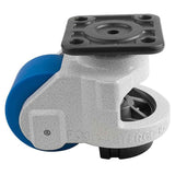 3-1/2 in. MC Nylon Wheel Top Plate Leveling Caster with Load Rating (3300 lbs.)