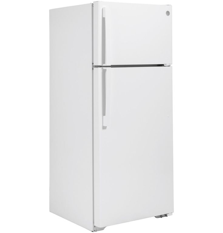 GE 17.5 cu. ft. Top Freezer Refrigerator in White