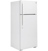 GE 17.5 cu. ft. Top Freezer Refrigerator in White