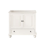 Thompson 60 in. W x 21 in. D x 34 in. H Vanity Cabinet in French White - Super Arbor