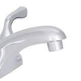 Foundations 4 in. Centerset 2-Handle Bathroom Faucet in Chrome - Super Arbor