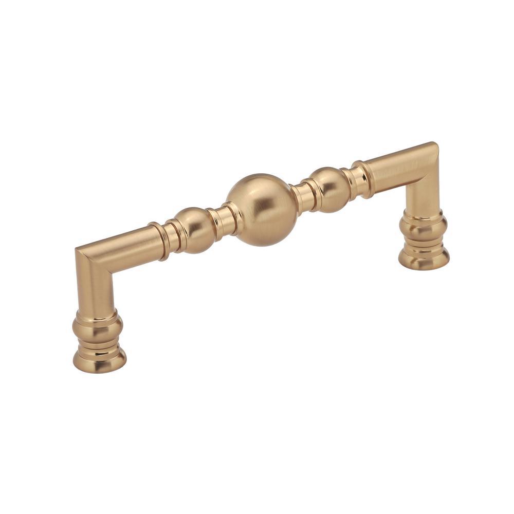 7-9/16 in. (192 mm) Center-to-Center Champagne Bronze Traditional Drawer Pull - Super Arbor