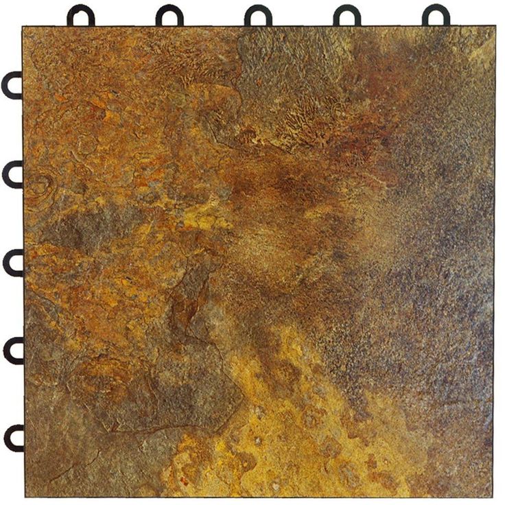 Greatmats Max Tile 12 in. x 12 in. x 5/8 in. Cherry Vinyl Interlocking Raised Modular Floor Tile (Case of 26)