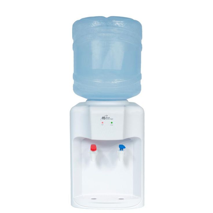 Hot and Cold Tabletop Water Dispenser in White