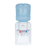 Hot and Cold Tabletop Water Dispenser in White