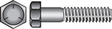 Hillman 1/2 in. Diameter x 1-1/4 in. Length Heat-Treated Zinc Steel Hex Head Cap Screw, 50-Pack