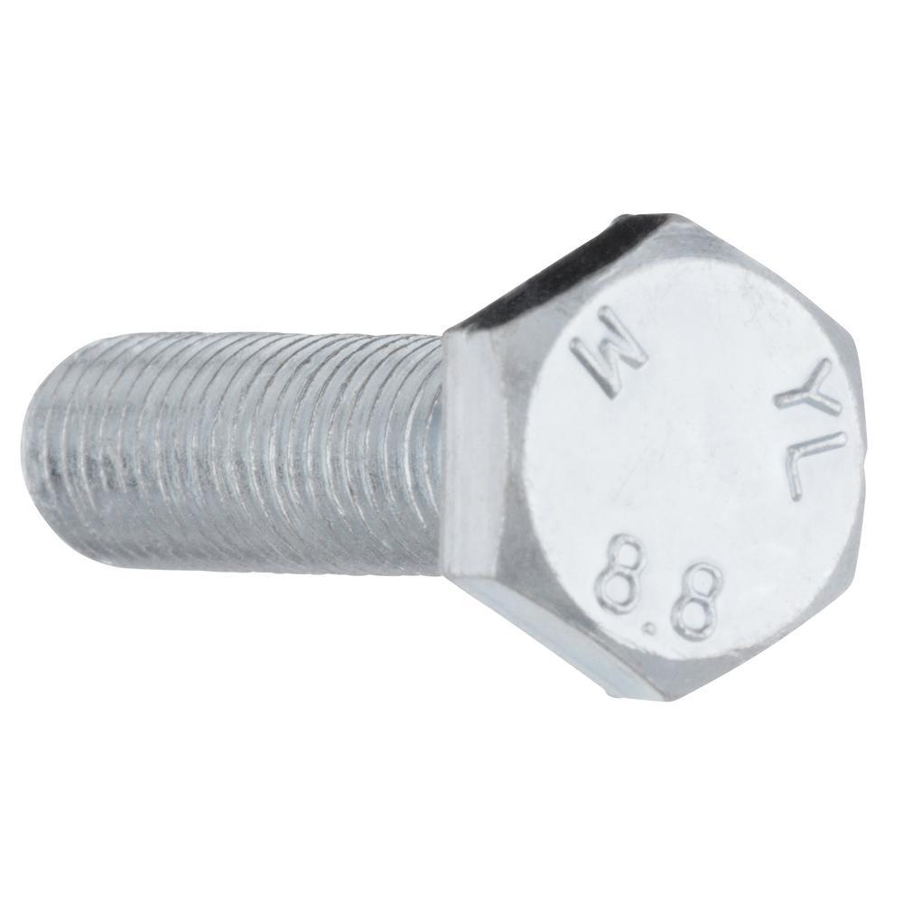 10 mm-1.5 x 40 mm Zinc-Plated Metric Hex Bolt - Super Arbor