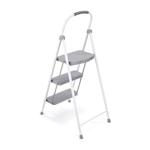 Rubbermaid RMS-3 3-Step Steel Step Stool, 225-pound Capacity