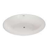 Jolie 55 in. Acrylic Flatbottom Non-Whirlpool Soaking Bathtub in White - Super Arbor