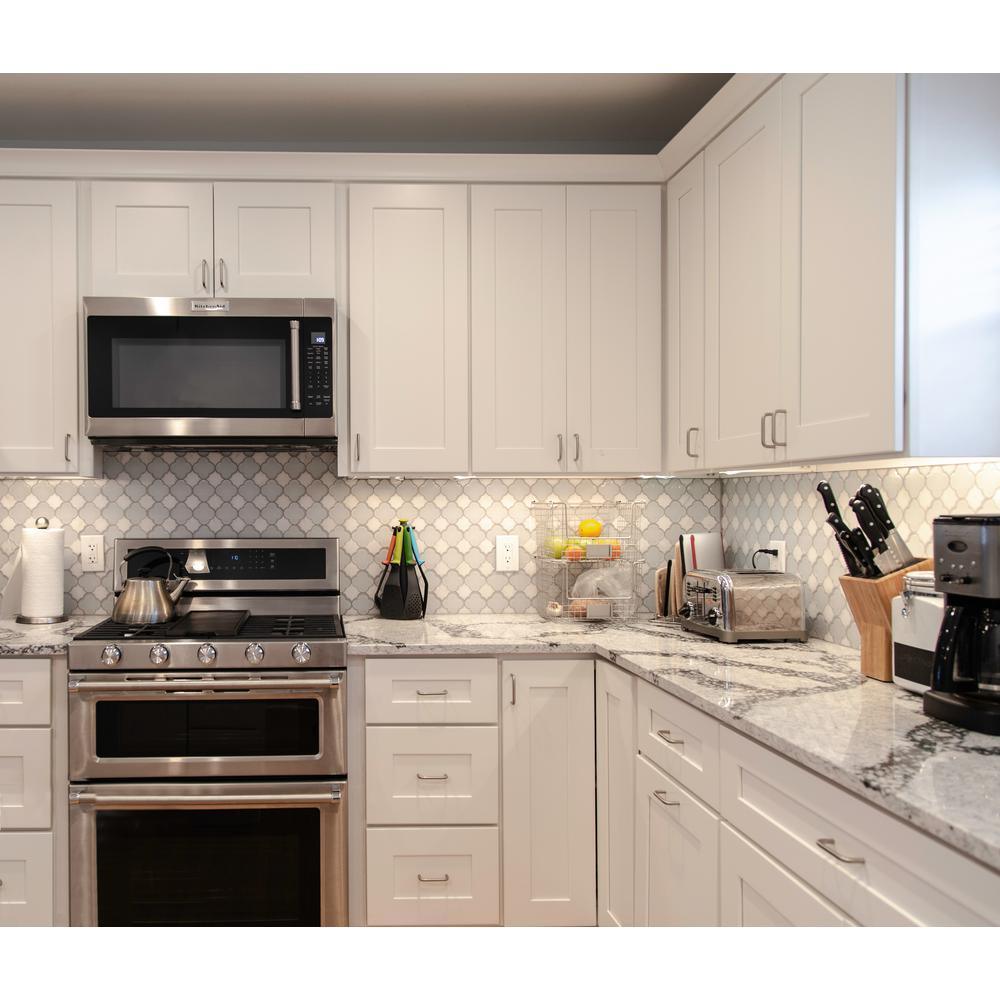 Brookings 42 in. x 6 in. Cabinet Filler Strip in White - Super Arbor