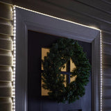 GE StayBright 240-Light 19.6-ft White Integrated LED Christmas Tape Lights