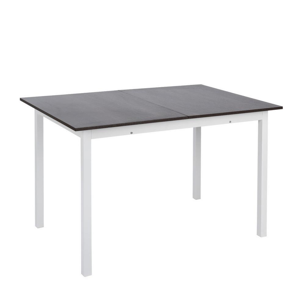 Bari Dark 29.5 in. Wood Extendable Folding Dining Table - Super Arbor