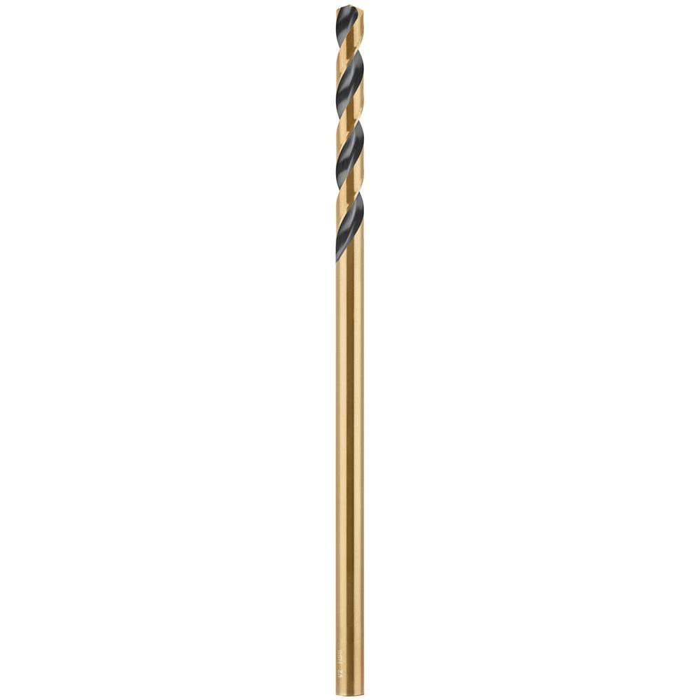 1/4 in. x 12 in. Black and Gold Drill Bit - Super Arbor