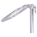 Allied Brass Satin Chrome Freestanding Countertop Towel Ring