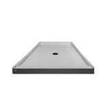 36 in. x 48 in. Center Drain 3.19 in. Shower Base in White - Super Arbor