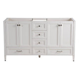 Claxby 48 in. W x 34 in H x 22 in. D Bath Vanity Cabinet Only in Cream - Super Arbor