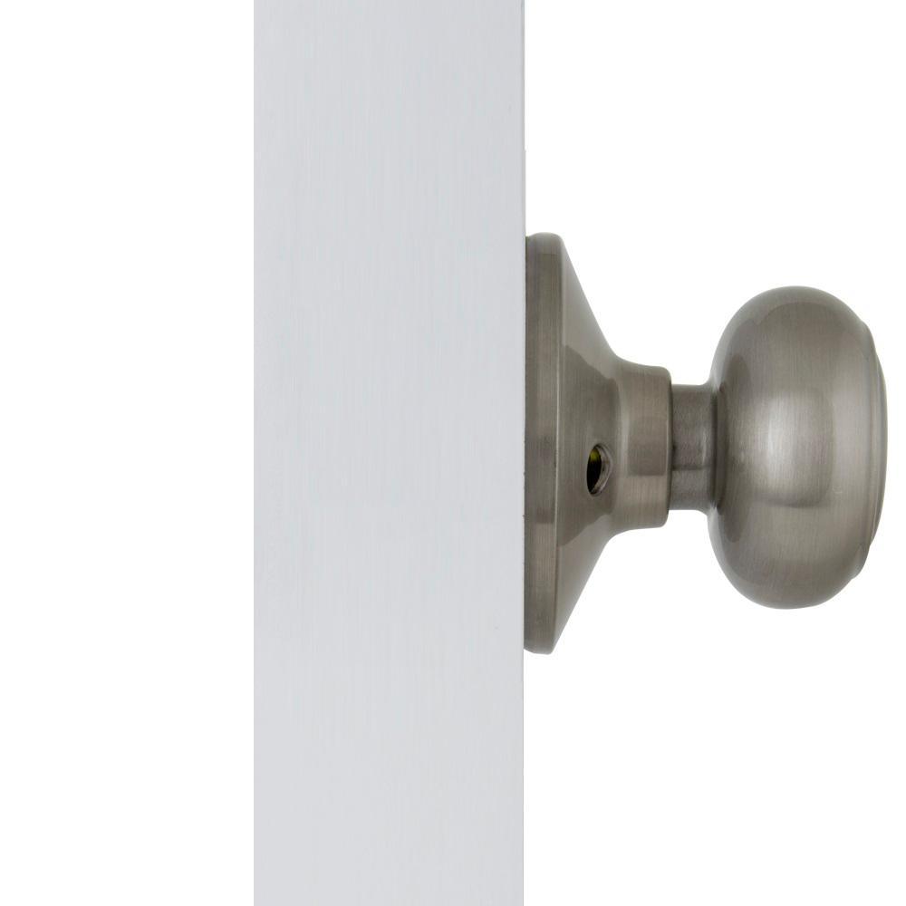Hartford Satin Nickel Dummy Door Knob - Super Arbor