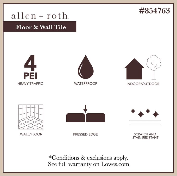 Style Selections Sahalee Natural 8-in x 48-in Glazed Porcelain Wood Look Tile