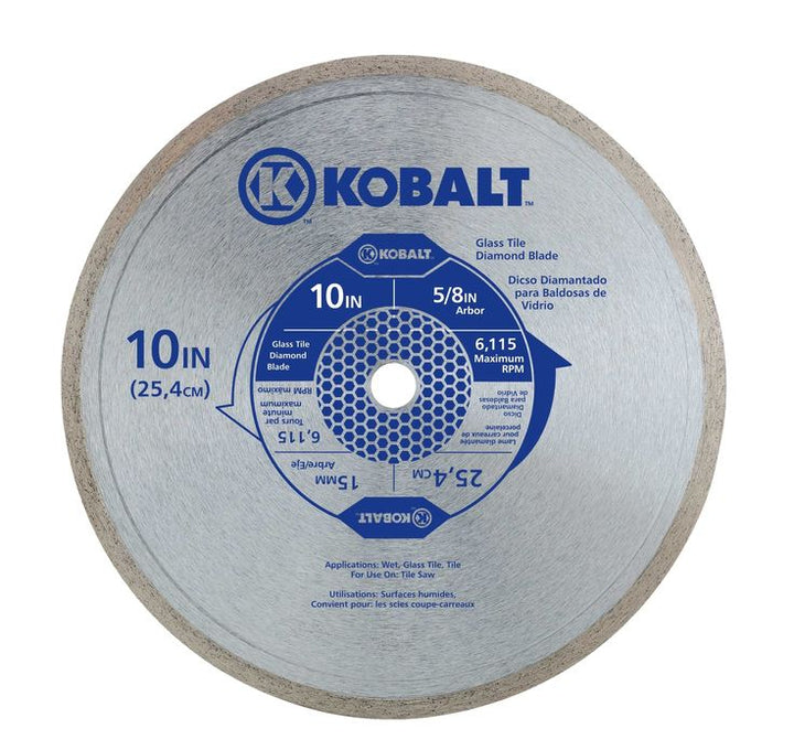 Kobalt 10-in Wet Continuous Diamond Saw Blade