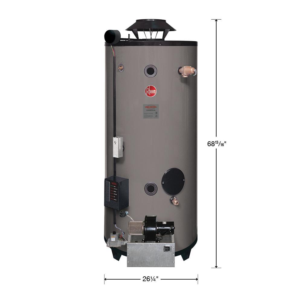 Commercial Universal Heavy Duty 82 Gal. 156K BTU Ultra Low NOx (ULN) Natural Gas Tank Water Heater - Super Arbor