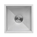 Undermount 16-Gauge Stainless Steel 13 x 15 in. Single Bowl Wet Bar Prep Kitchen Sink