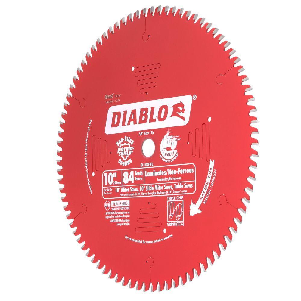 10 in. x 84-Teeth Laminate/Non-Ferrous Metal Cutting Saw Blade - Super Arbor
