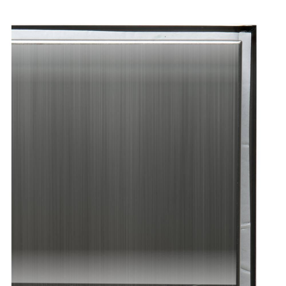 12 in. x 12 in. x 4 in. Niche in Brushed Stainless Steel - Super Arbor