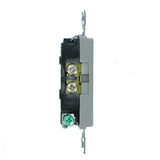 15 Amp J-Box Kit Duplex Outlet, White/Gray - Super Arbor