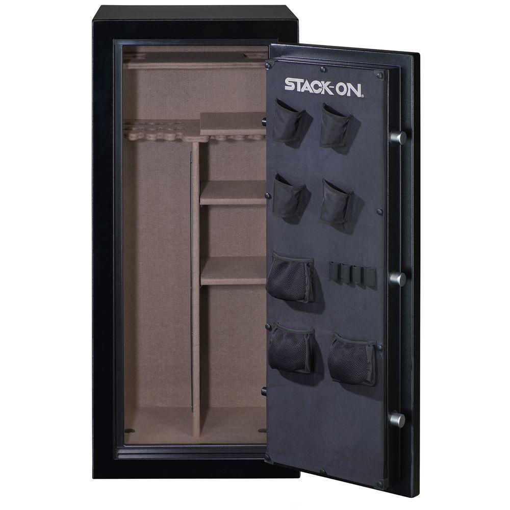 24-Gun Fire Resistant Electronic Lock Safe, Matte Black - Super Arbor