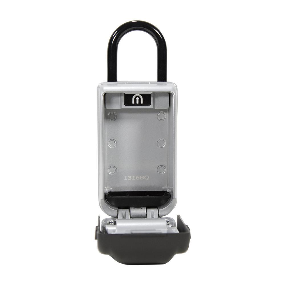 SafeSpace Portable Light-Up Dial Lock Box with Removable Shackle - Super Arbor