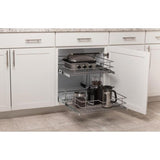 Simply Put 20.5-in W x 14.6875-in H 2-Tier Pull Out Metal Soft Close Baskets & Organizers