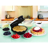 Heart-Shaped 5-Waffle Black American Waffle Maker
